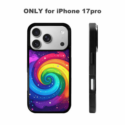 iPhone 17 Pro Case — Rainbow Pride Galaxy Seamless Pattern Galaxy, Unique Phone Case Design
