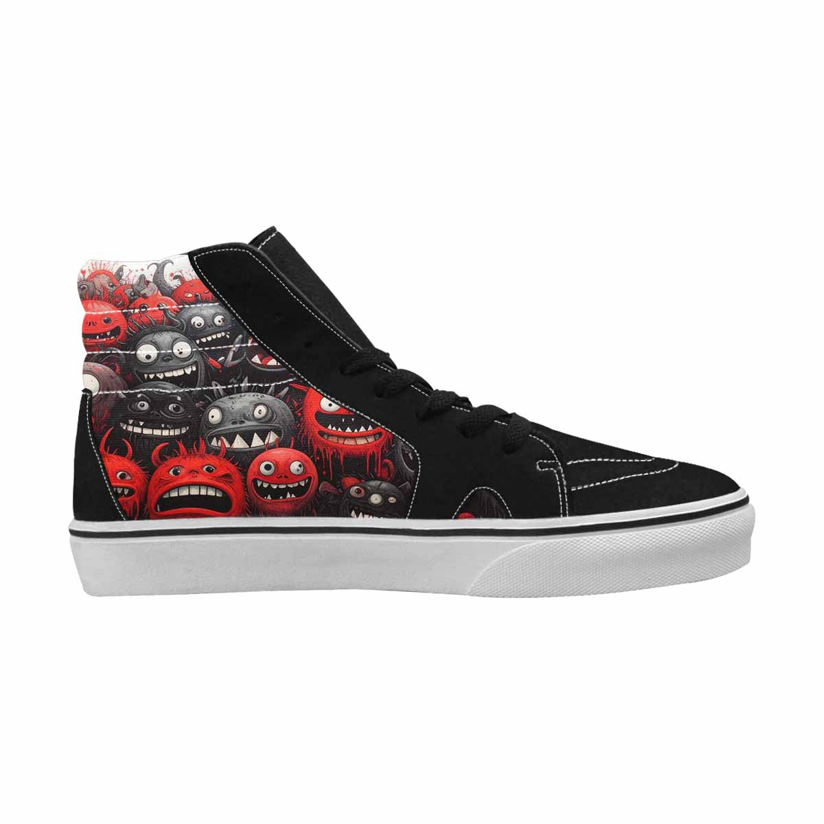 MEN'S Monsters (general) High Top Canvas Dark Academia Custom Sneakers