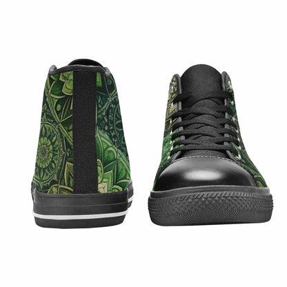 MEN'S Mandala High Top Canvas Y2K Shoes
