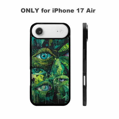 iPhone 17 Air Case — Seamless Repeating Pattern Of Overlapping Cartoon, Custom Print Case Cover