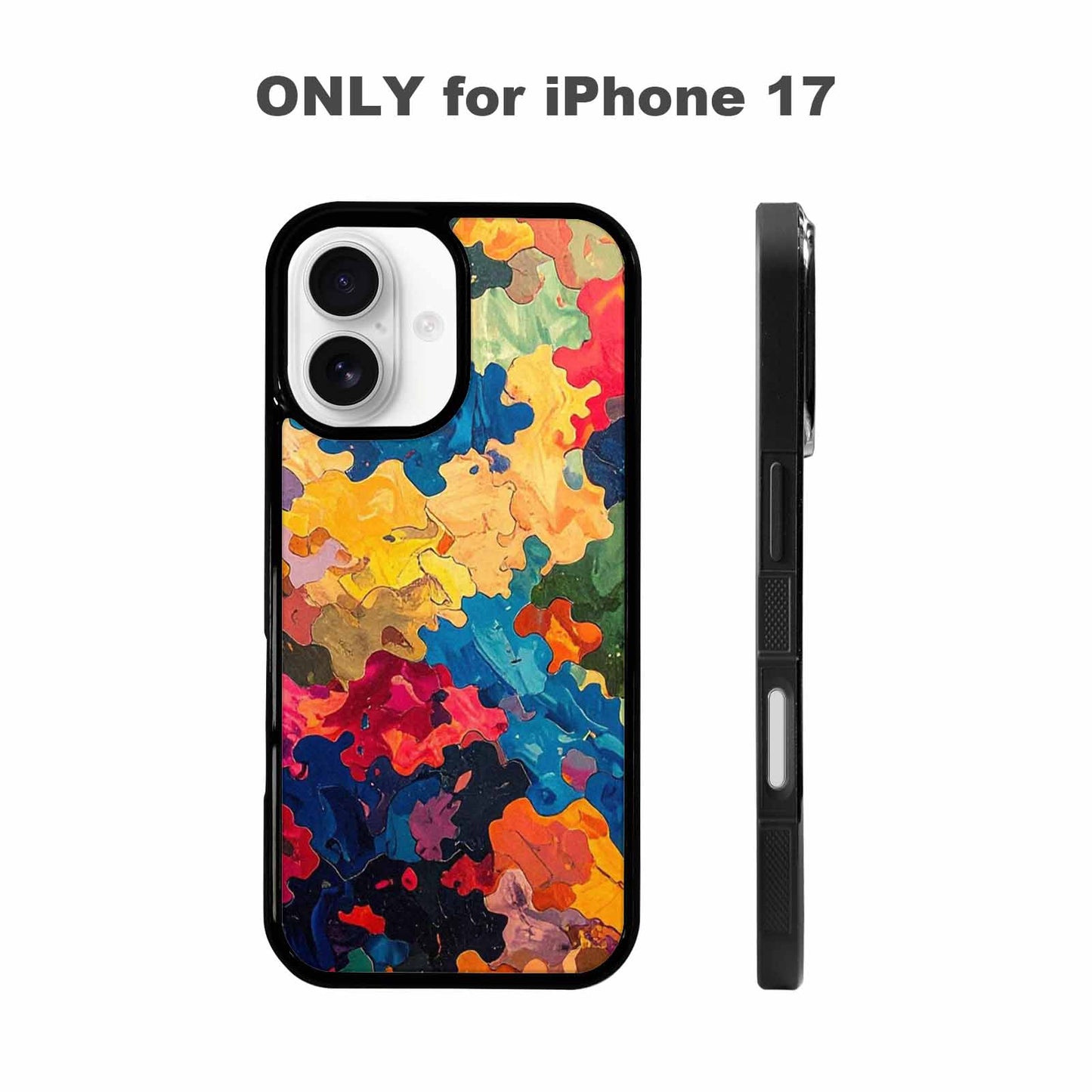iPhone 17 Case — Camo Patches Full Color Camo, Original Design Phone Case