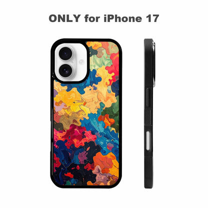 iPhone 17 Case — Camo Patches Full Color Camo, Original Design Phone Case