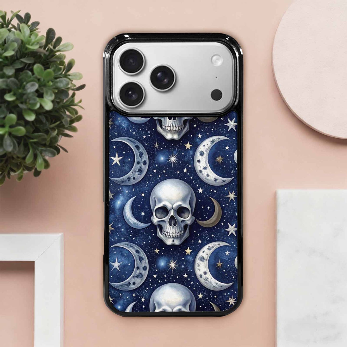iPhone 17 Pro Max Case — Skull Dark Art Gothic Print Gothic, Personalized Phone Case