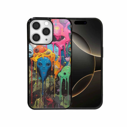 iPhone 15 Pro Max Case — Aliens Camomelting Aliens Patt 5xk Personalized, Customized Protective Case