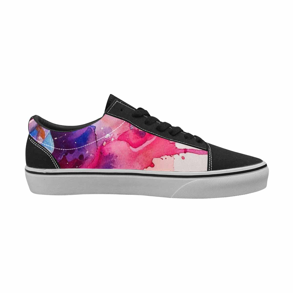 MEN'S Melting Icecream Collage Canvas Lace-Up Y2K Sneakers