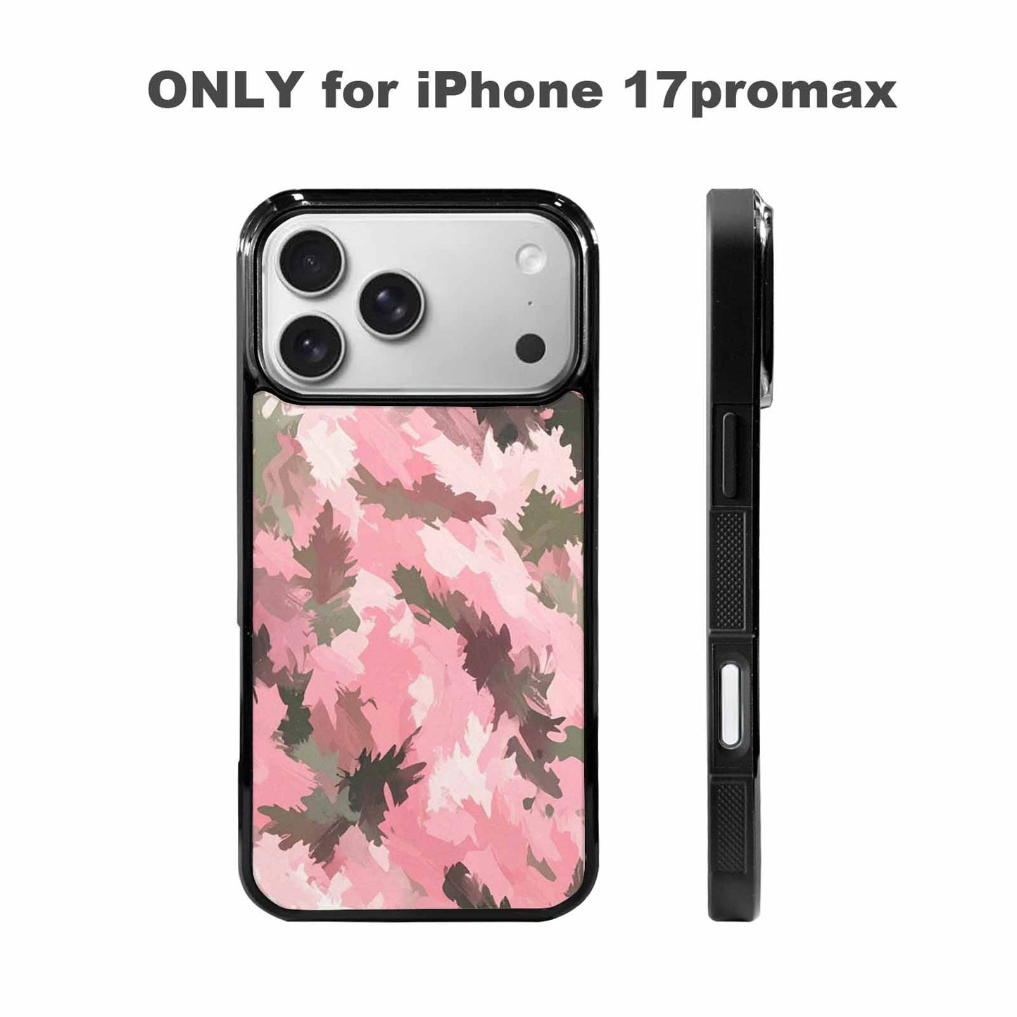 iPhone 17 Pro Max Case — Small Military Camouflage Blotch Camo, Custom Made Phone Cover