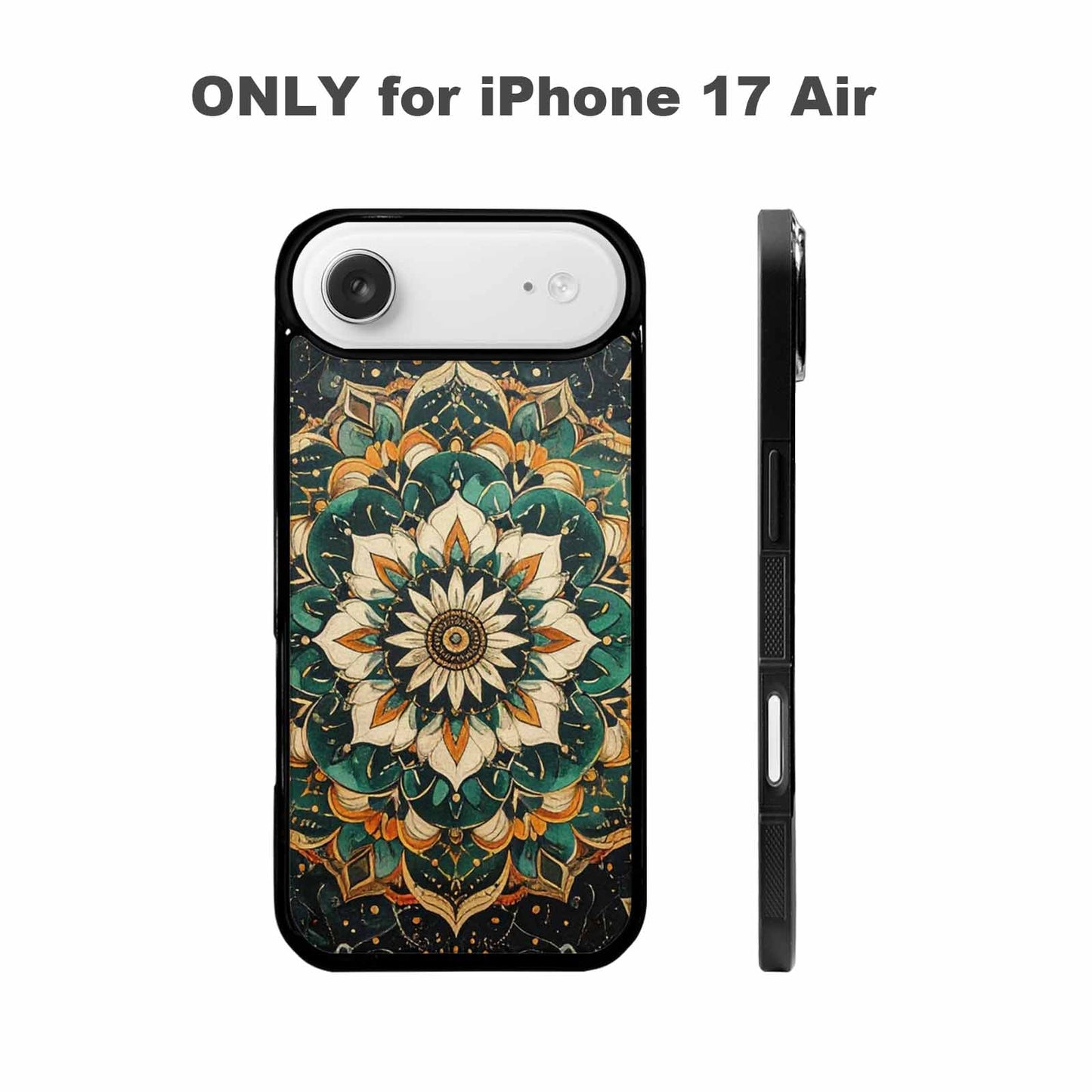 iPhone 17 Air Case — Small Mandala Pattern Randomly Varying Floral, Personalized Phone Case
