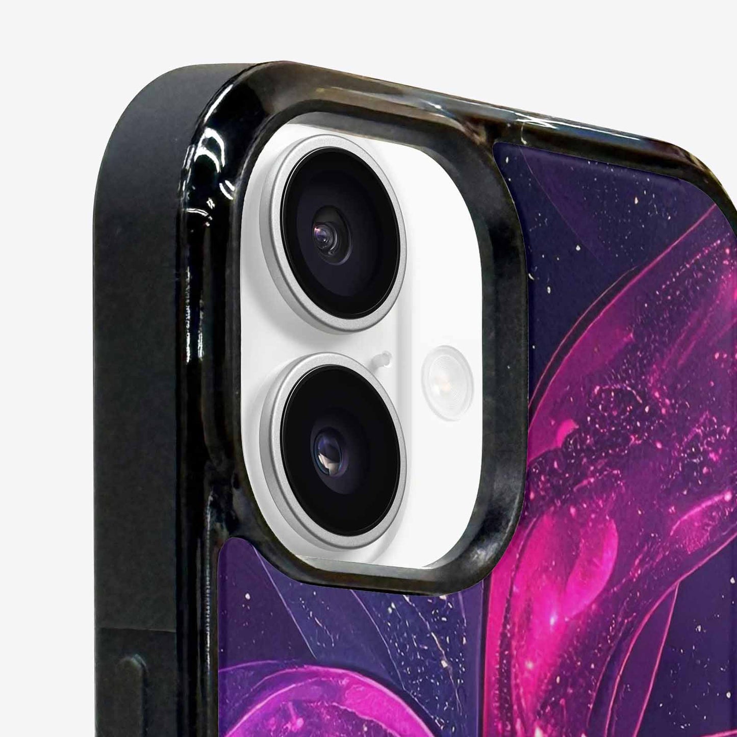 iPhone 16 Case — Rose Galaxy Art Seamless Pattern Vibrant, Unique Phone Case Design