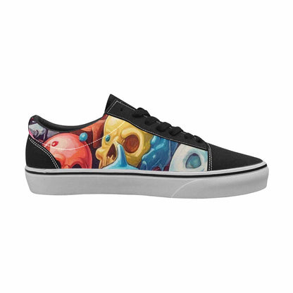 WOMEN'S Ice Cream Monsters  Lace-Up Canvas Vivid Sneakers