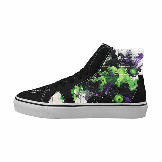 MEN'S Galaxy Nebula High Top Canvas Neon Fantasy Custom Shoes