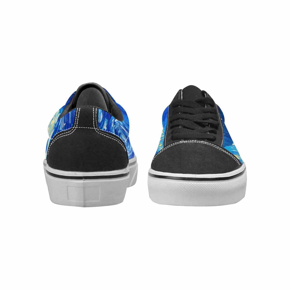 WOMEN'S Starry Night Van Gogh Canvas Lace-Up Vivid Shoes