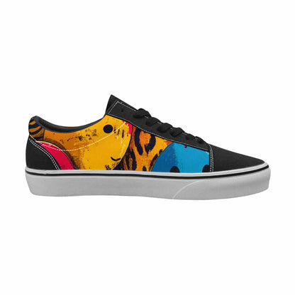 WOMEN'S Smiley Faces Lace-Up Canvas Y2K Shoes