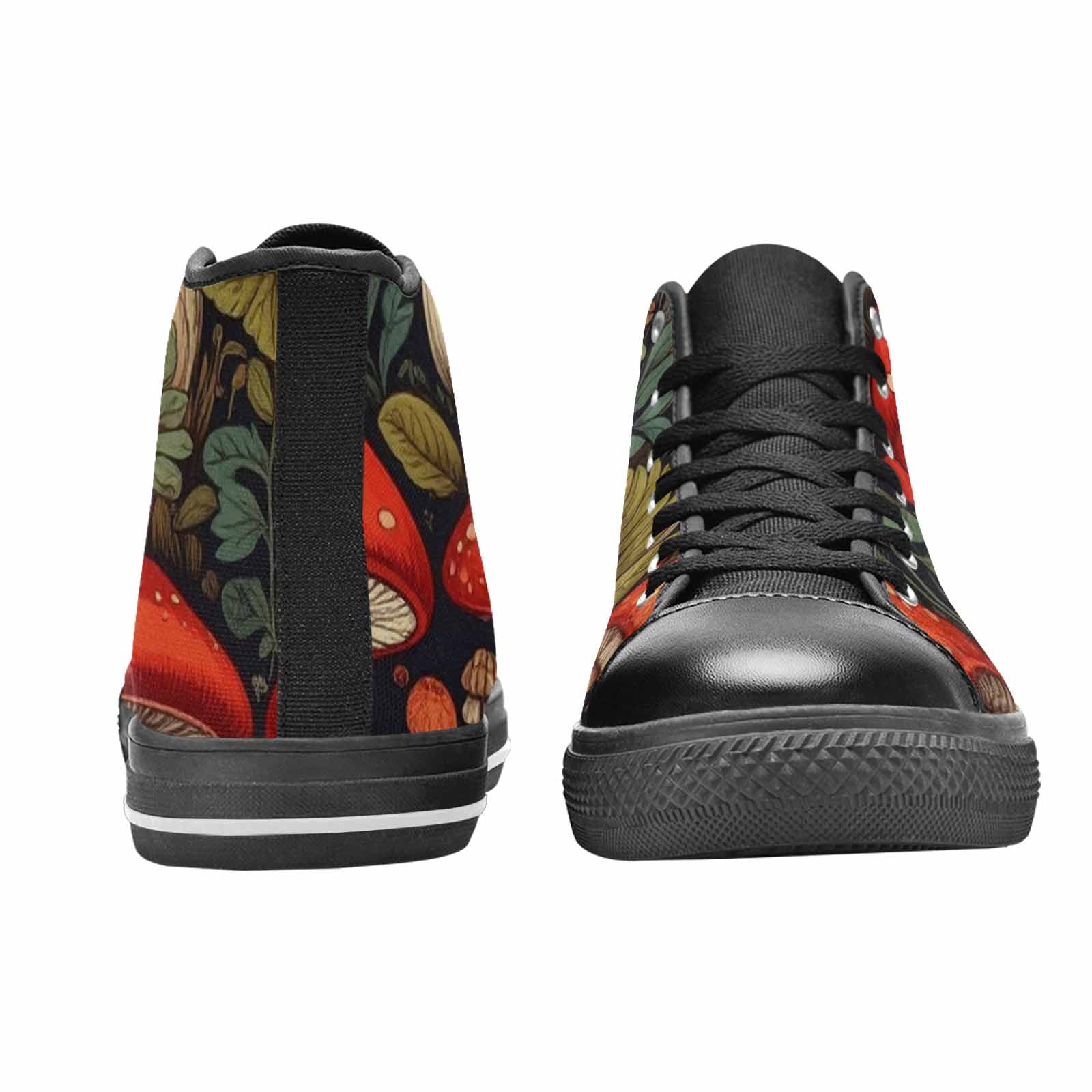 WOMEN'S Mushroom High Top Canvas Vivid Custom Shoes