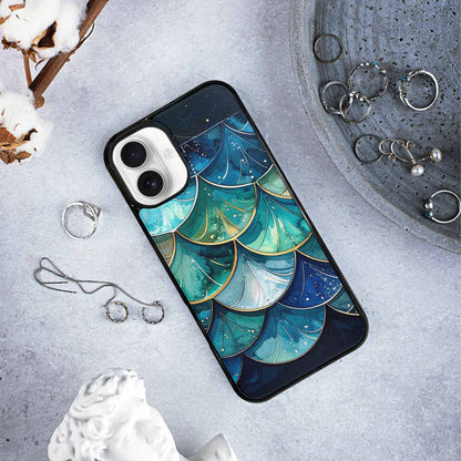 iPhone 16 Plus Case — Mermaid Scale, Custom Print Case Cover