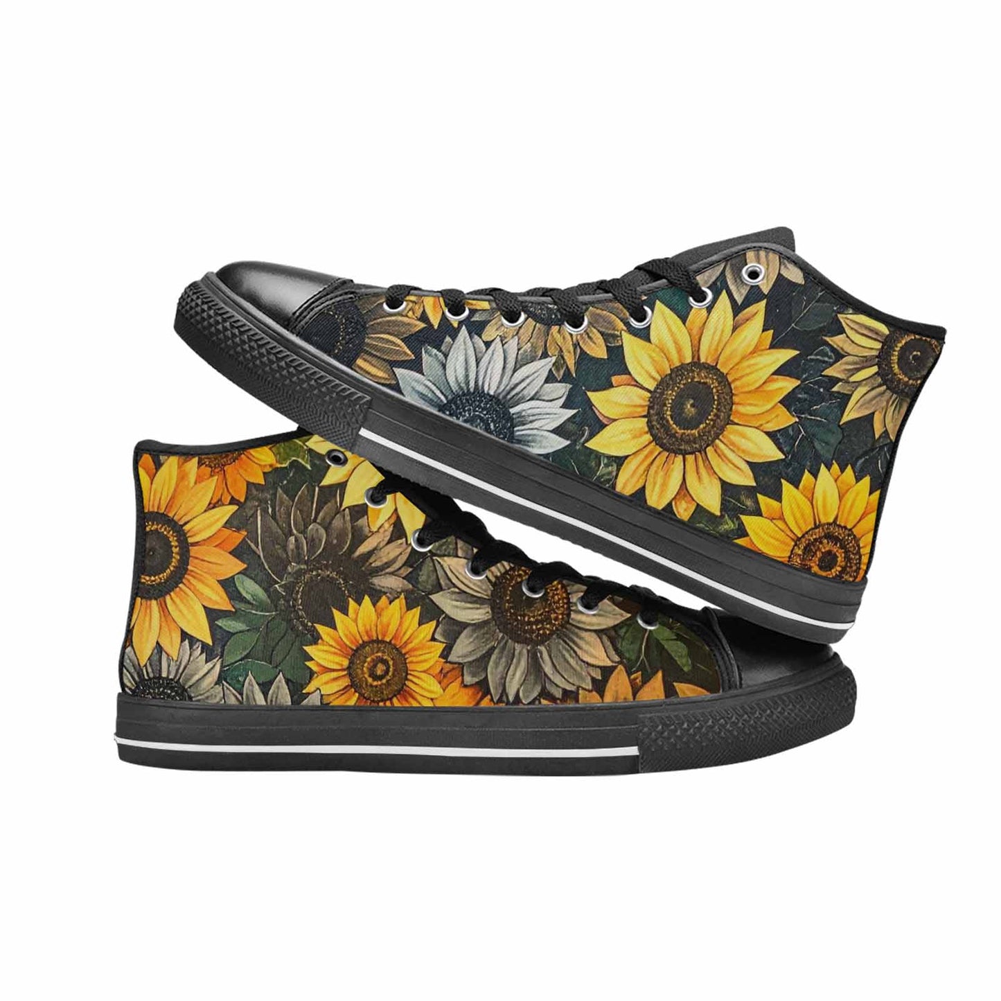 MEN'S Blend Melt Them High Top Canvas Dark Academia Shoes