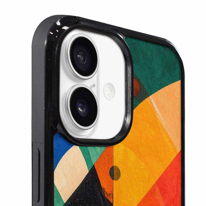 iPhone 17 Case — Memphis Art Pattern Retro Vintage, Custom Printed Phone Case