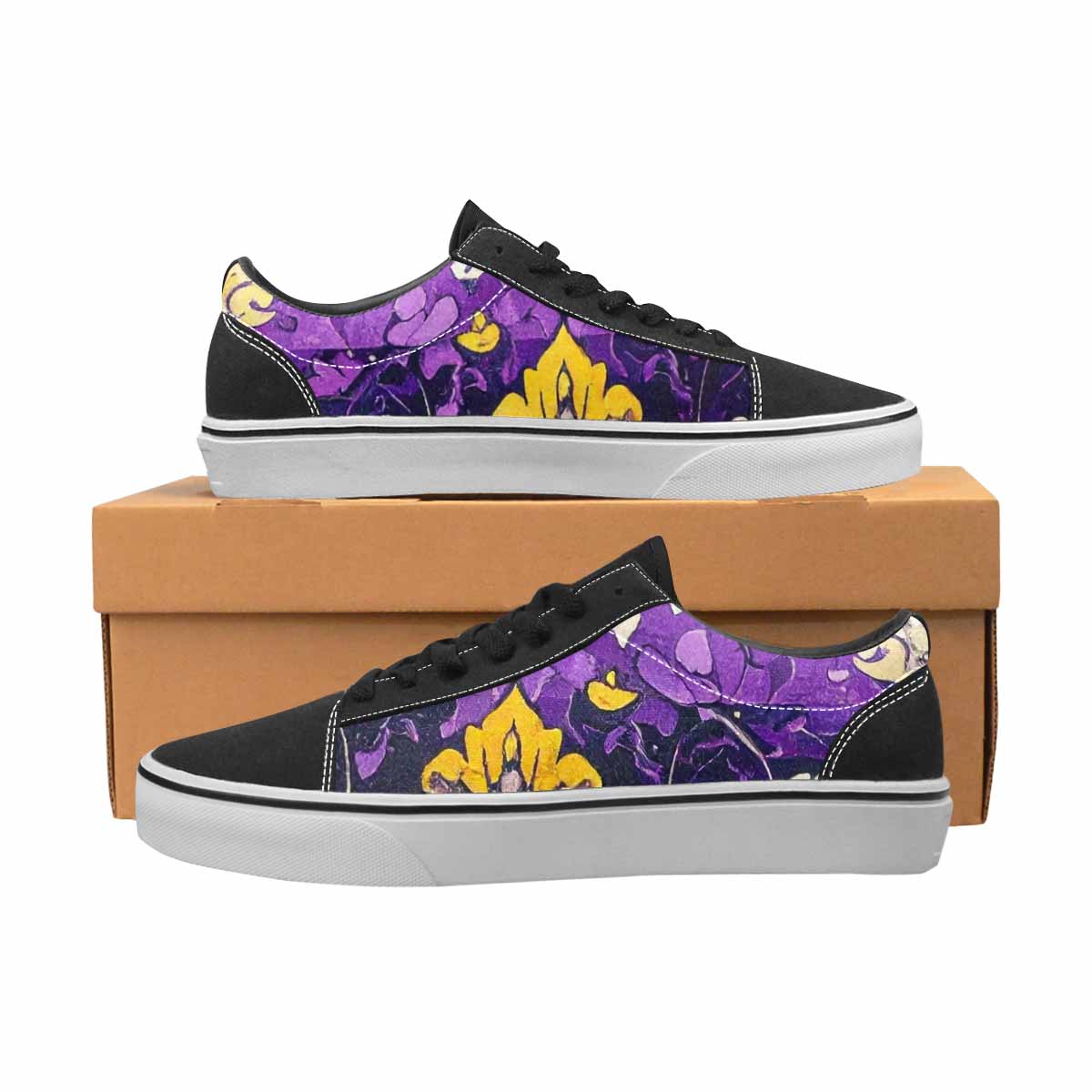 MEN'S Nonbinary Flag Color Canvas Lace-Up Aesthetic Shoes