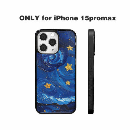 iPhone 15 Pro Max Case — Starry Night Galaxy Custom, Unique Phone Case Design