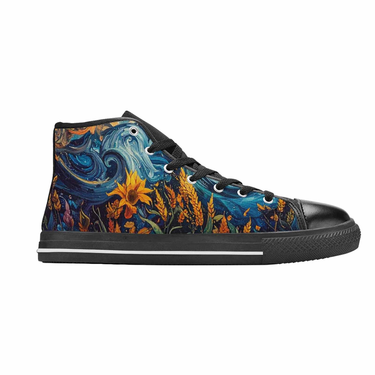 MEN'S Blend All Versions High Top Canvas Neon Fantasy Shoes
