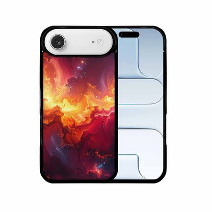 iPhone 17 Air Case — Galaxy Art Red Orange Supernova Galaxy, Custom Designed Case Cover