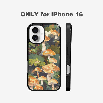iPhone 16 Case — Mushrooms Camomushrooms Patter 9y1, Custom Art Phone Cover