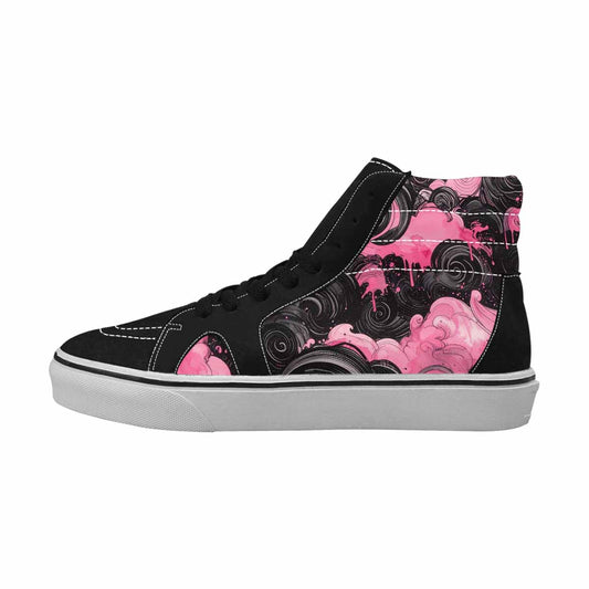 MEN'S Van Gogh Swirl High Top Canvas Vivid Sneakers