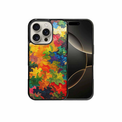 iPhone 16 Pro Case — Camo Patches Full Color Vibrant Camo, Custom Phone Case