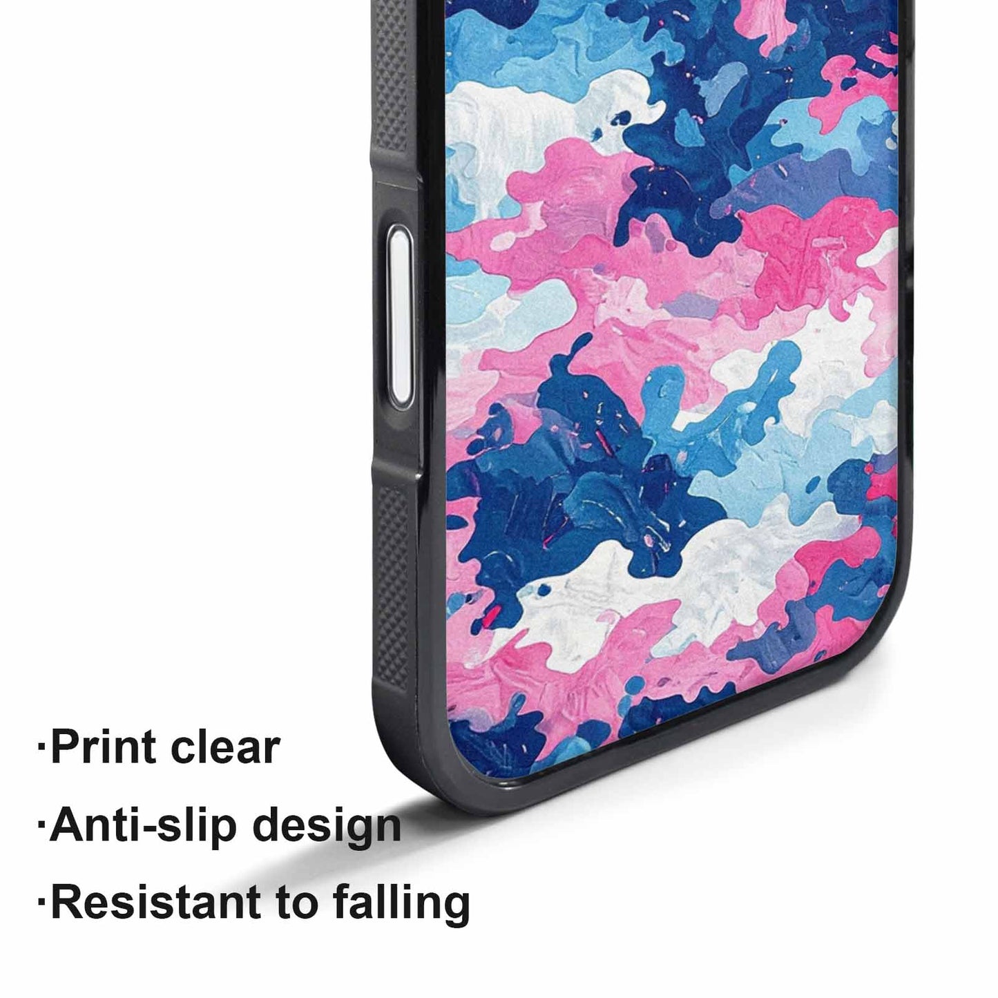 iPhone 17 Pro Max Case — Vivid Camo Transgender Camo, Custom Phone Case