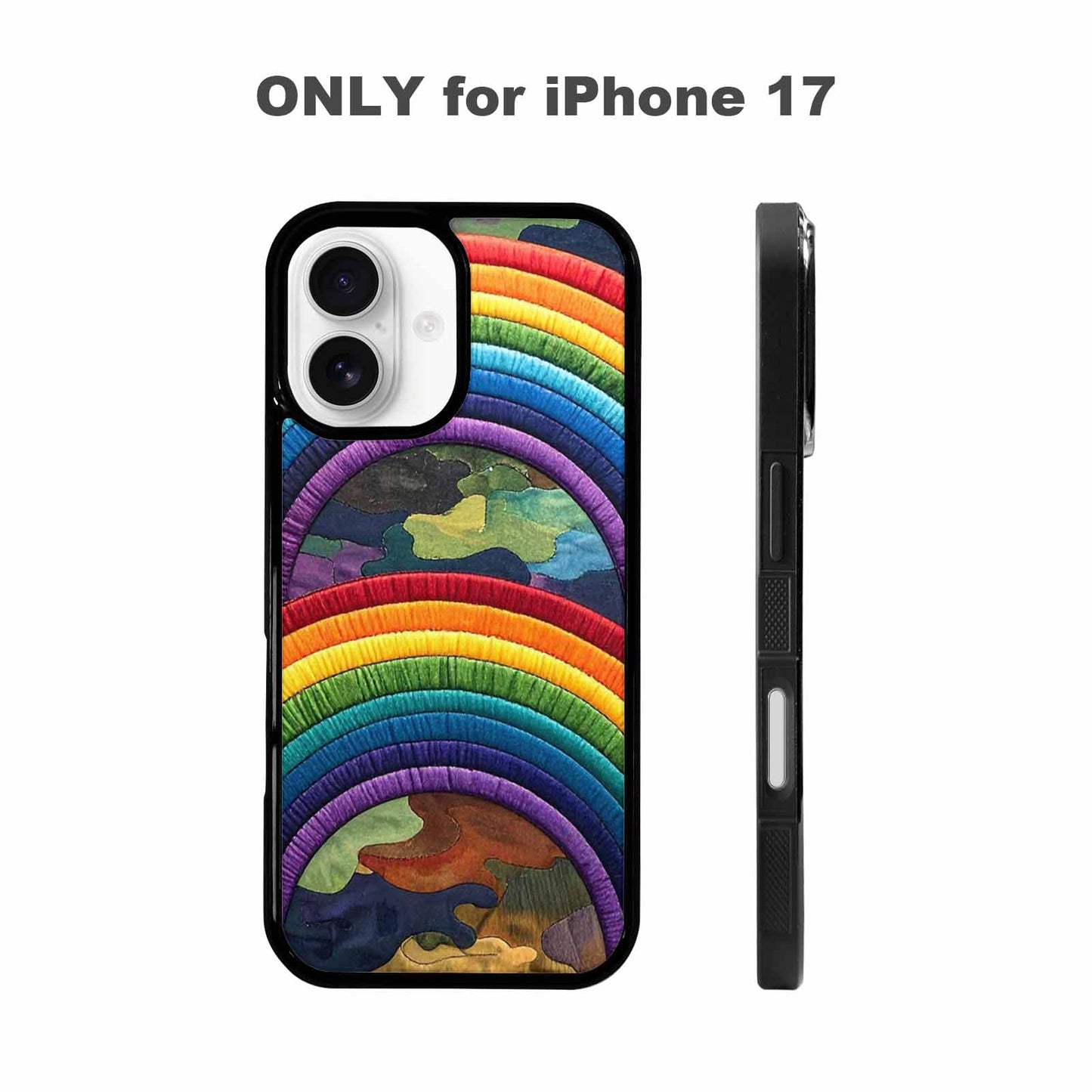 iPhone 17 Case — Vivid Camo Rainbow Camo, Original Design Phone Case