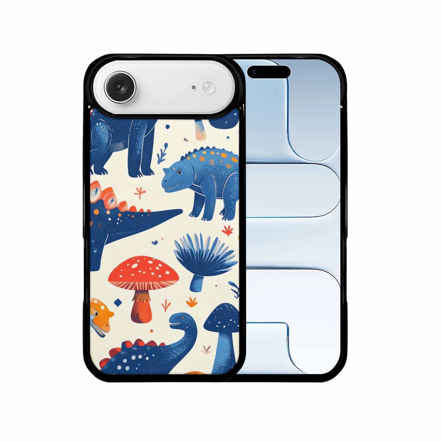 iPhone 17 Air Case — Vintage Dinosaurs Mushroom Retro Vintage, Custom Designed Case Cover