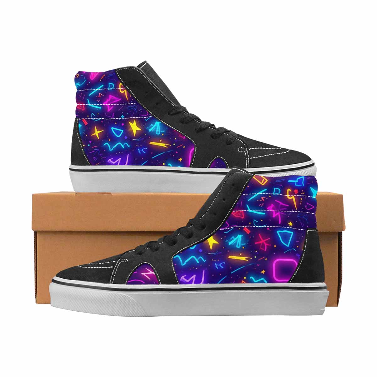 WOMEN'S 80S Retro High Top Canvas Original Design Cottagecore Custom Streetwear Shoes