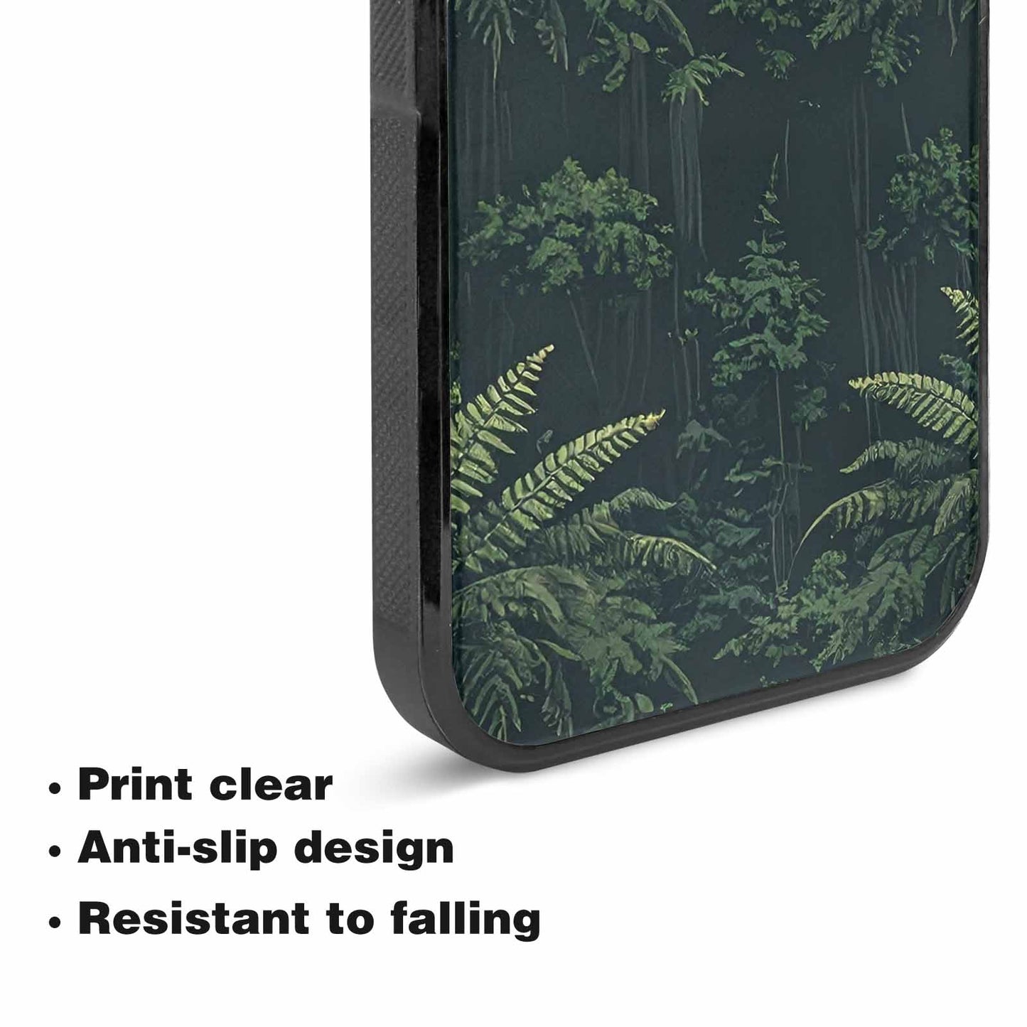 iPhone 15 Plus Case — Seamless Pattern Ancient Redwood Forest Giant, Original Design Phone Case