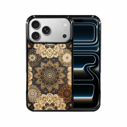 iPhone 17 Pro Max Case — Small Mandala Pattern, Randomly Floral, Custom Printed Phone Case