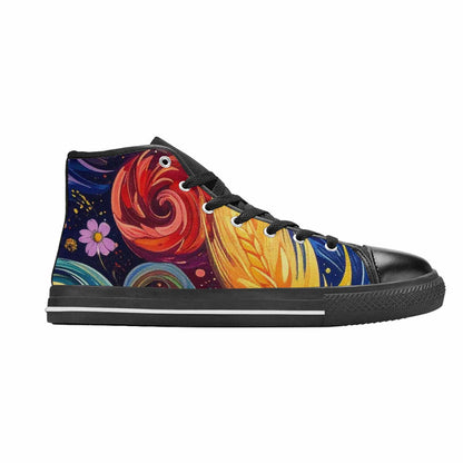 WOMEN'S Blend All Versions High Top Canvas Cottagecore Shoes