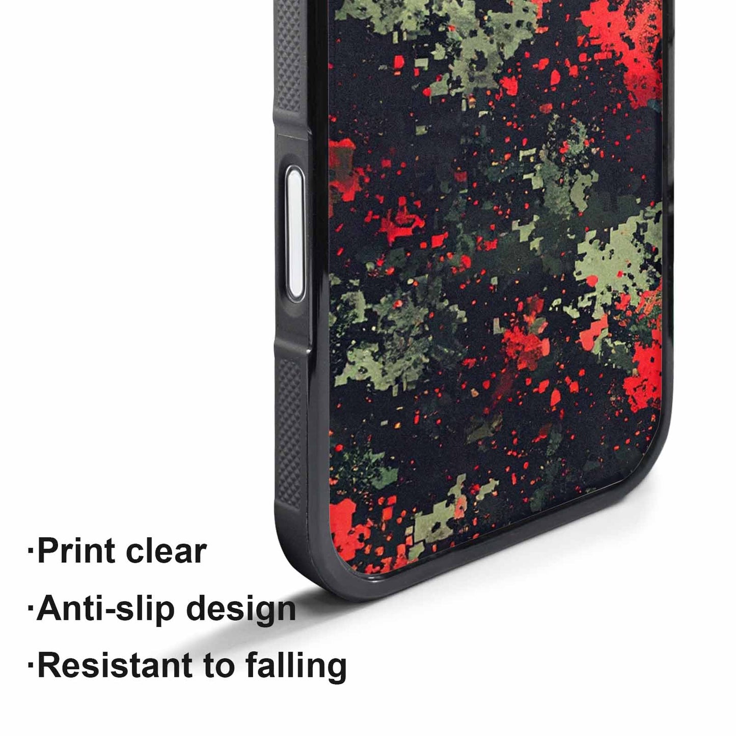 iPhone 17 Air Case — Small Military Camouflage Blotch Pattern Camo, Custom Phone Case