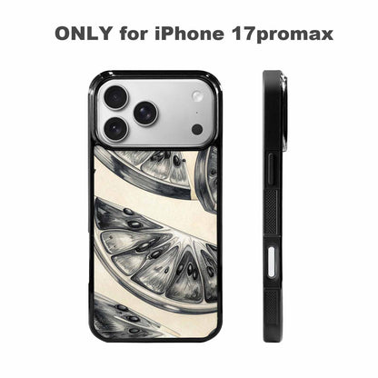 iPhone 17 Pro Max Case — Chrome Gothic Watermelon Gothic Skulls, Custom Art Phone Cover