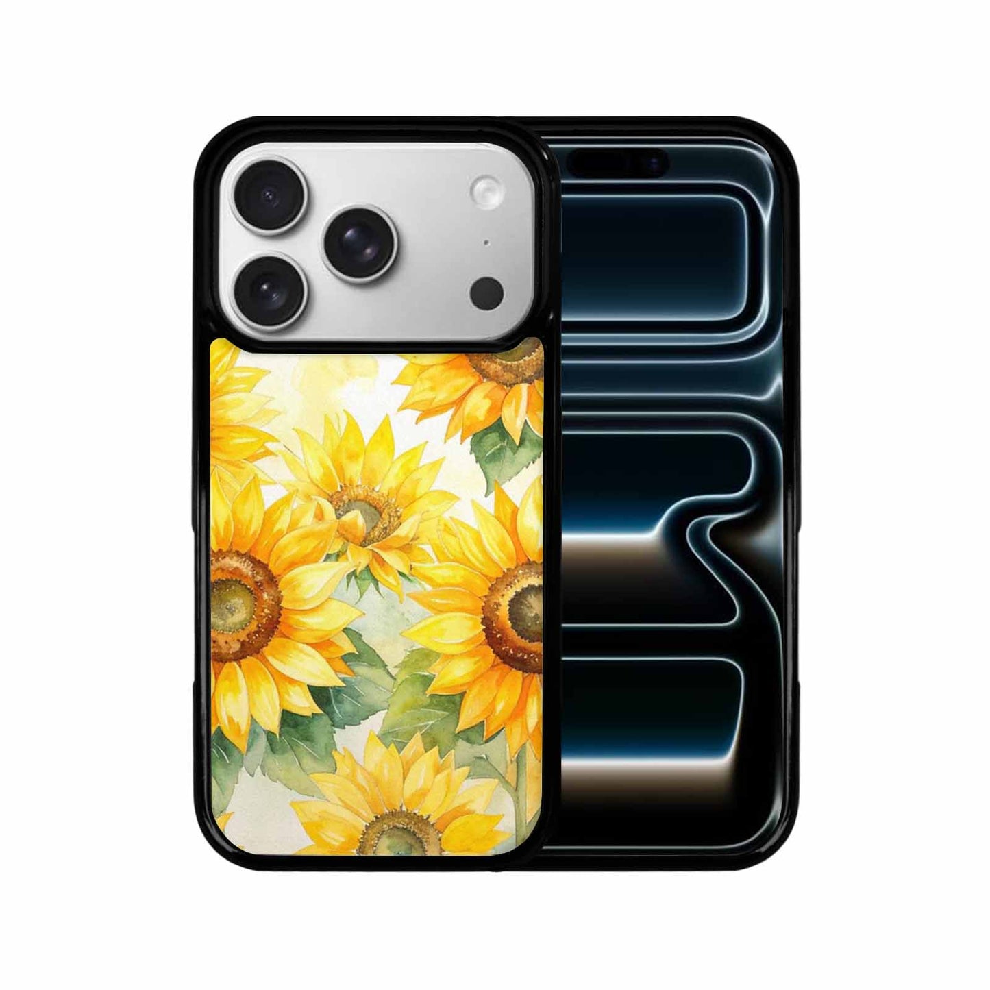iPhone 17 Pro Case — Sunflowers Watercolor Floral, Original Design Phone Case
