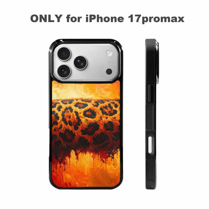 iPhone 17 Pro Max Case — Seamless Repeating Pattern Of Animal Print, Original Design Phone Case