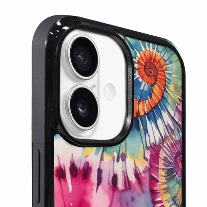 iPhone 17 Case — Tie Dye Swirls Black Tie Dye, Custom Art Phone Cover