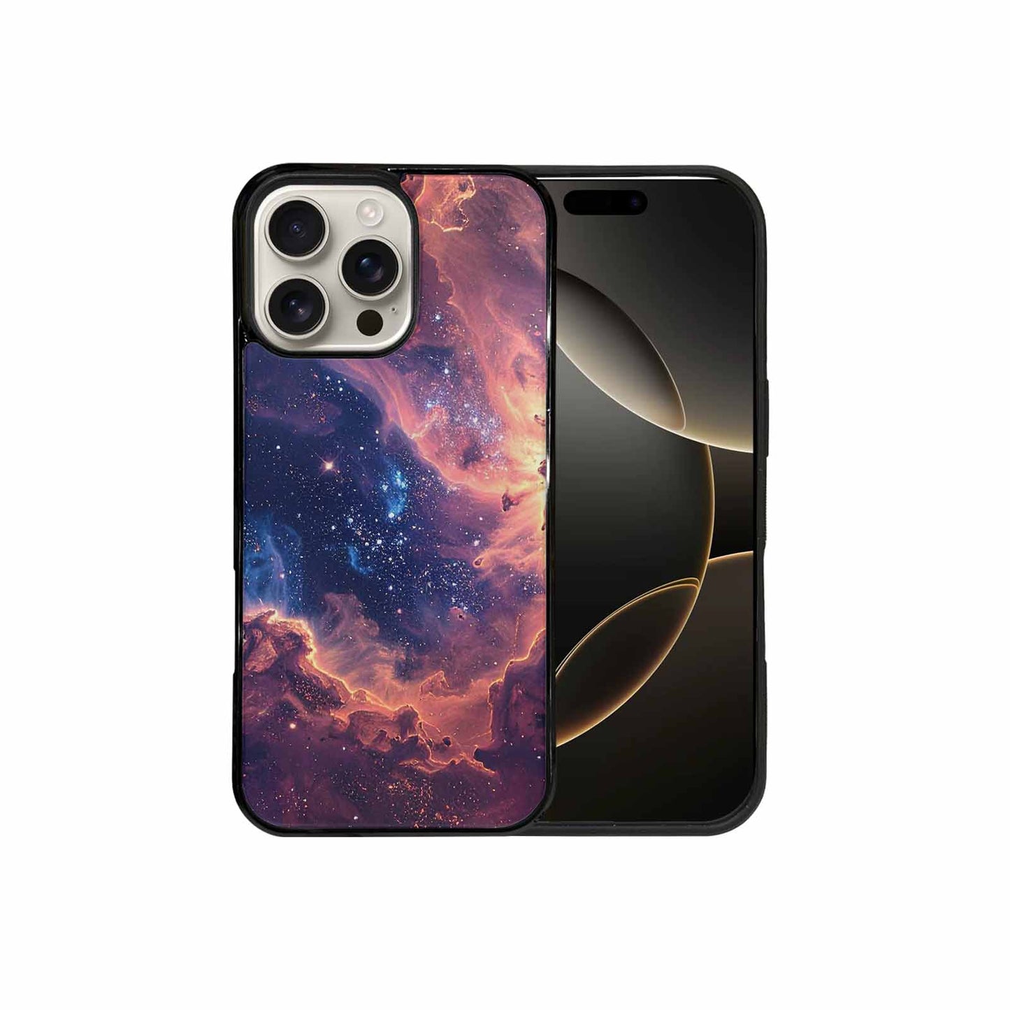 iPhone 16 Pro Max Case — Nebula Texture With Dense Star Cluster, Custom Phone Case