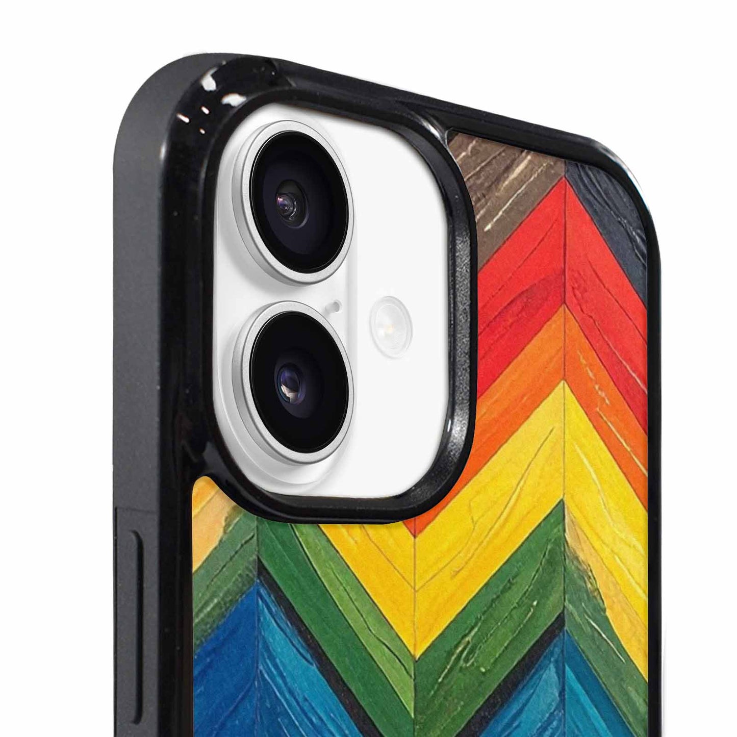 iPhone 17 Case — Progress Pride Flag Color Original Art, Customized Protective Case