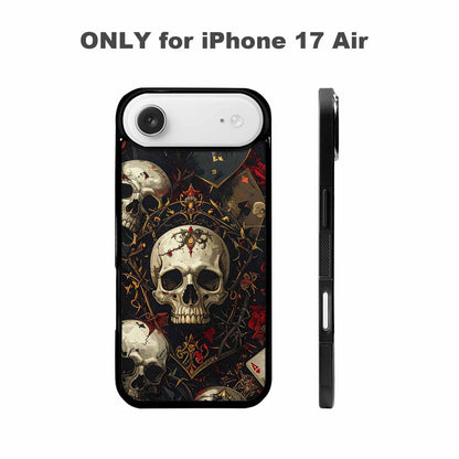 iPhone 17 Air Case — Skull Dark Art Gothic Print Gothic, Custom Printed Phone Case