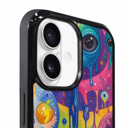 iPhone 17 Case — Aliens Tie Dyemelting Aliens Tie Dye, Custom Printed Phone Case