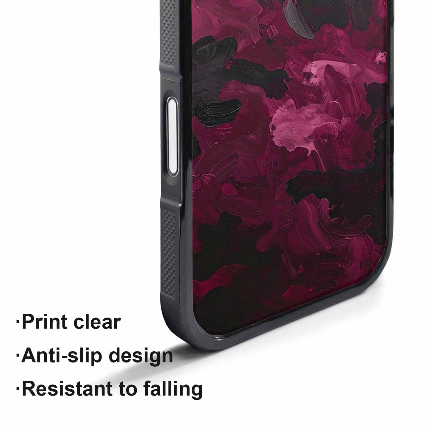 iPhone 17 Pro Case — Seamless Repeating Pattern Of Overlapping Camo, Custom Print Case Cover