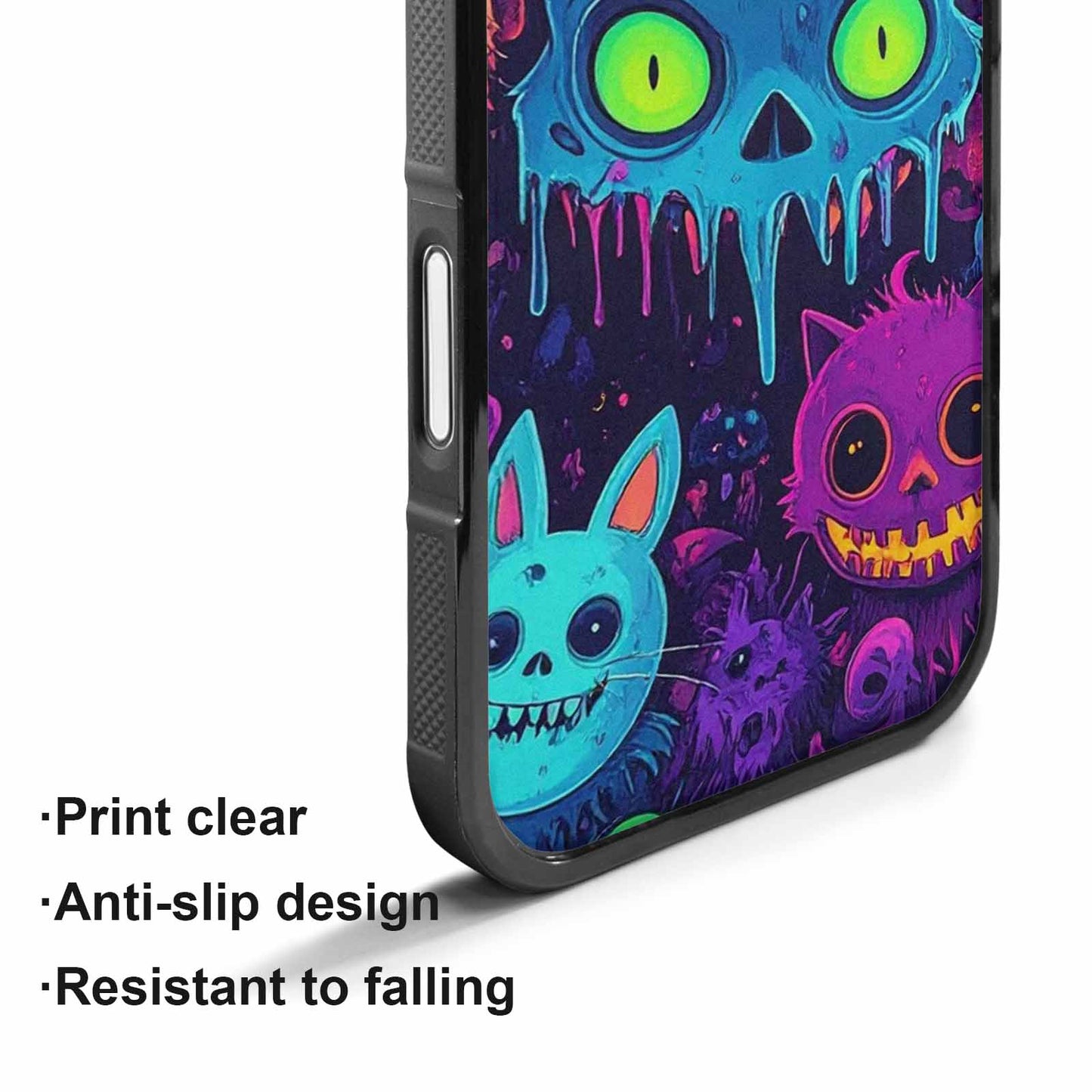 iPhone 17 Case — Mixed Toxic Glow Creature Cartoon Cute, Custom Art Phone Cover