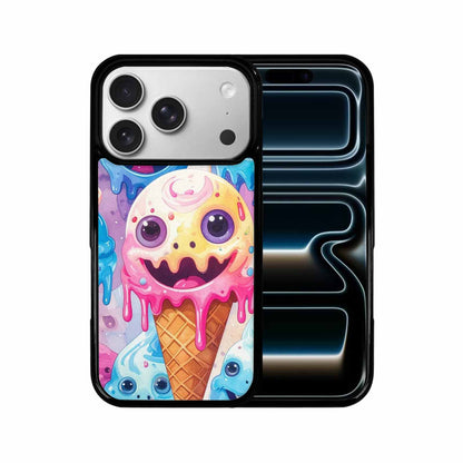iPhone 17 Pro Case — Melting Icecream Cone Monster Original Art, Custom Designed Case Cover