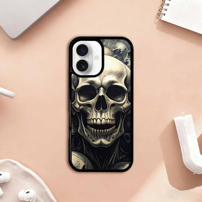 iPhone 17 Case — Skull Dark Art Gothic Print Gothic, Custom Print Case Cover