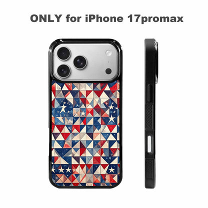 iPhone 17 Pro Max Case — Small American Flag Stars Galaxy Space, Custom Designed Case Cover