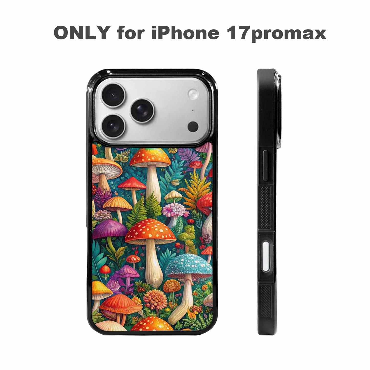 iPhone 17 Pro Max Case — Mushrooms Botanicalmushrooms P Xsd Floral, Custom Designed Case Cover