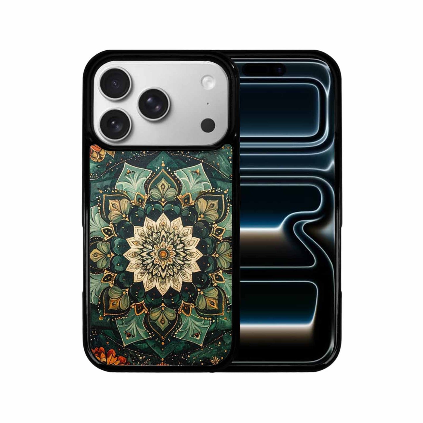 iPhone 17 Pro Case — Small Mandala Pattern Randomly Varying Floral, Custom Art Phone Cover